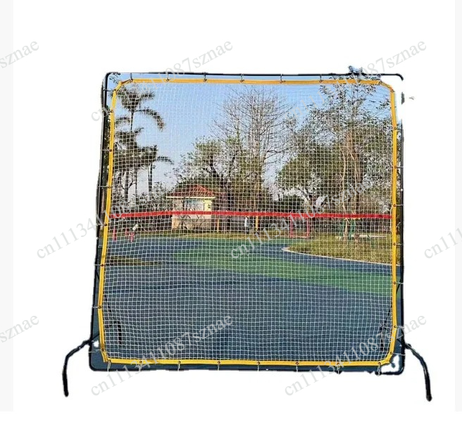 Practice Net Hitting - 軽量2x2m調整可能リバウンドネット、屋外テニス＆バレーボールトレーニング用、スポーツ打撃練習器具