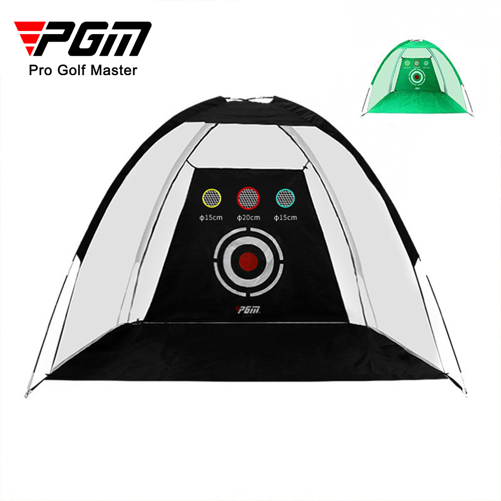 Practice Net Hitting - PGM 2m/3m ゴルフ練習ネット 裏庭用 チッピングスイングトレーニング 屋外屋内折りたたみ式ゴルファー打撃補助メッシュ