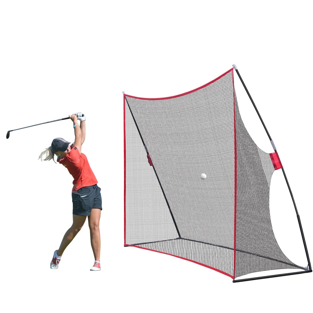 10x7フィートのポータブルゴルフ練習ネット、ヒッティングト - Practice Net Hitting のレビューと価格