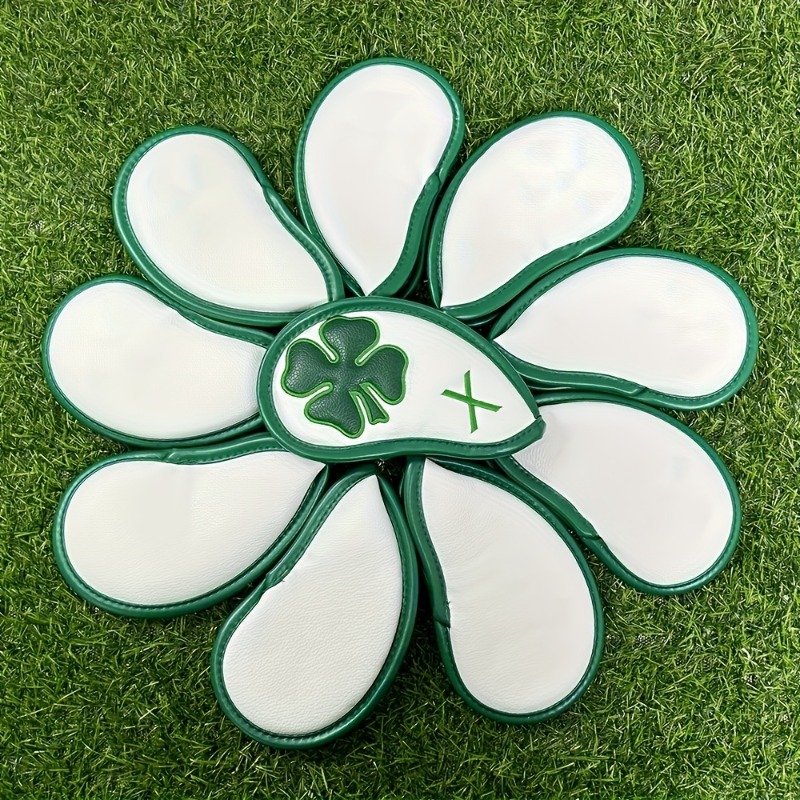 クローバーゴルフクラブヘッドカバー10個 - 耐久性のあるP - Golf Equipment Nearby のレビューと価格