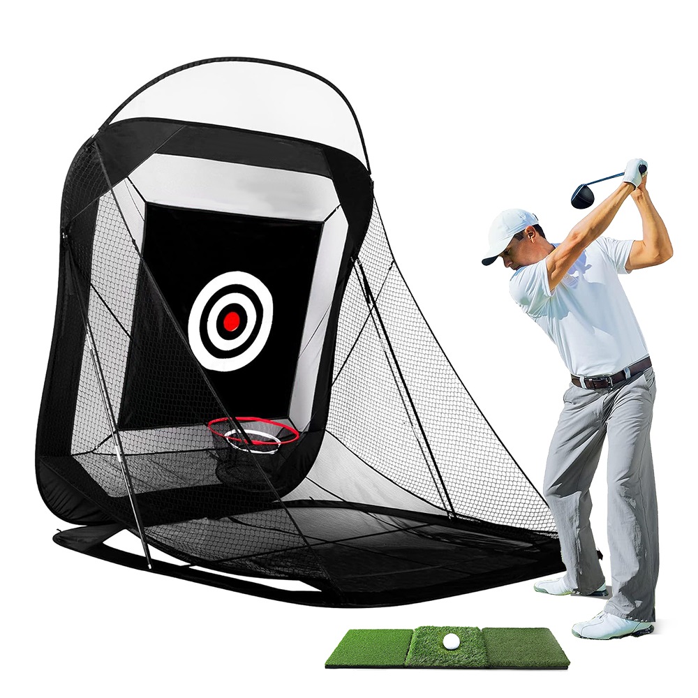 持ち運び可能なゴルフ練習用ネット、折りたたみ式ゴルフ練習ネッ - Practice Net Hitting のレビューと価格