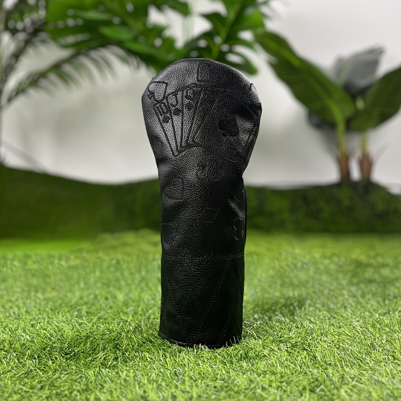 レトロブラックポーカーゴルフクラブヘッドカバー - 厚みのあ - Golf Equipment Nearby のレビューと価格