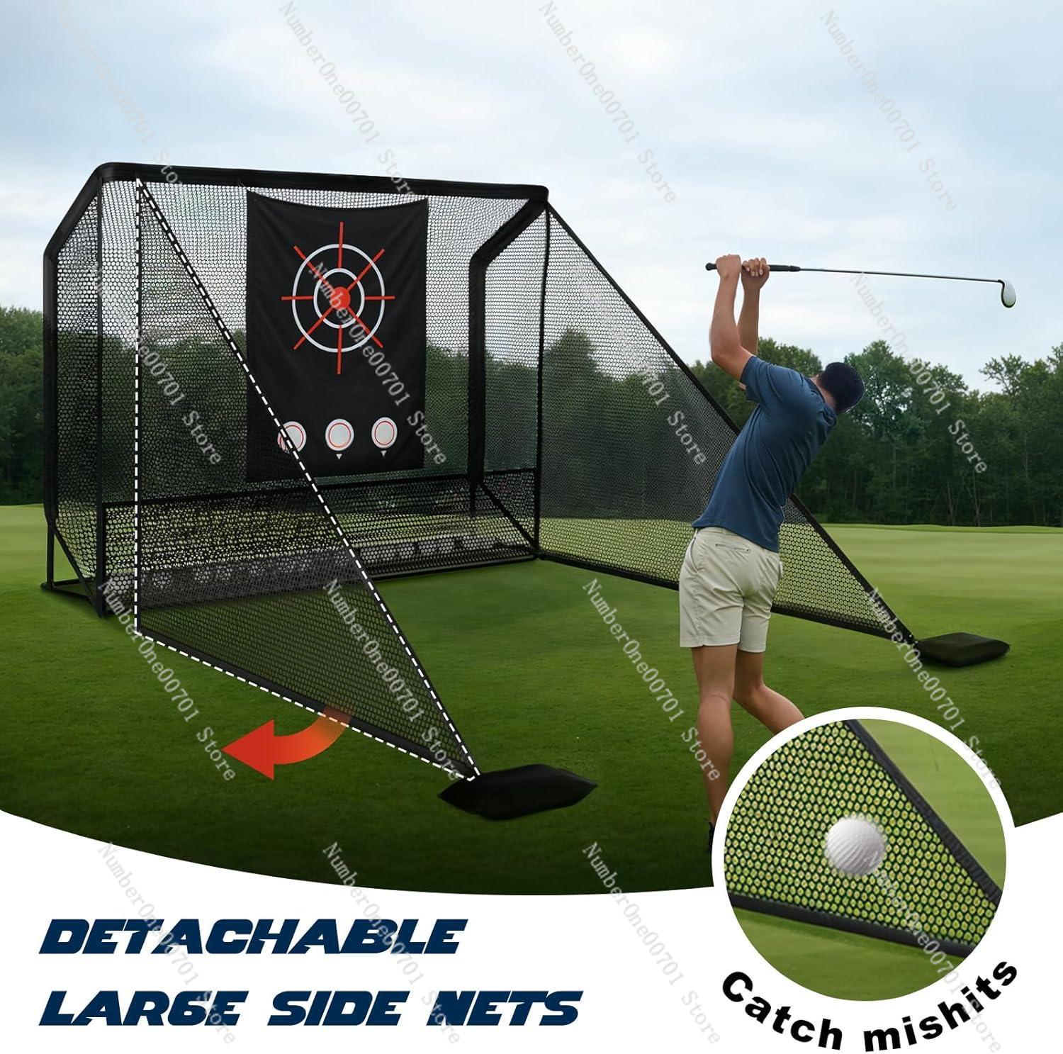 ゴルフ練習用ヒッティングネット耐久性のあるスイングケージ屋内 - Practice Net Hitting のレビューと価格