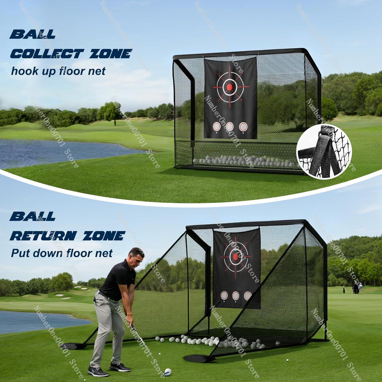 ゴルフ練習用ヒッティングネット耐久性のあるスイングケージ屋内 - Practice Net Hitting のレビューと価格