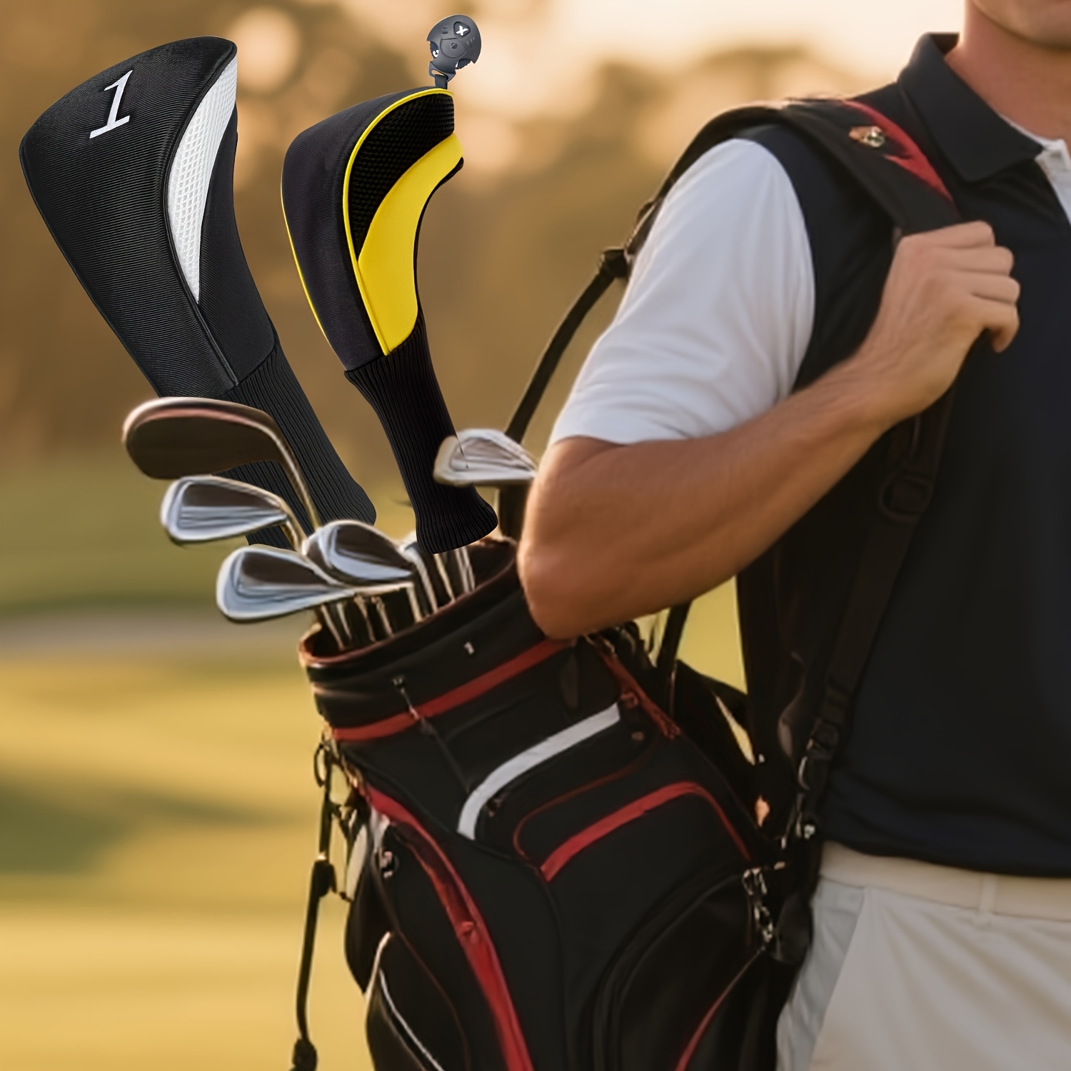 ゴルフクラブヘッドカバー5個セット、柔らかい裏地で保護、通気 - Golf Equipment Nearby のレビューと価格